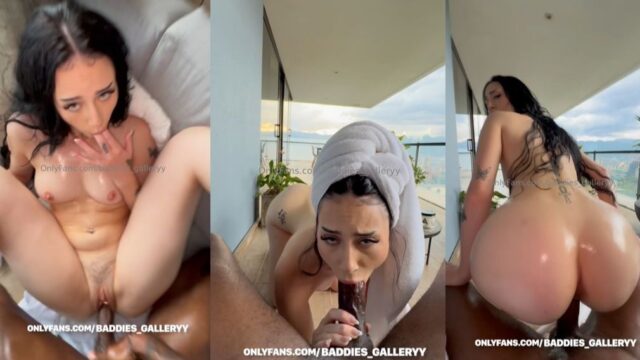 Auhneesh Nicole POV BBC Balcony Sextape